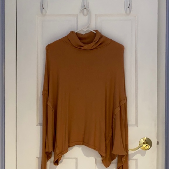 Free People Tops - Free People Slouchy Long Sleeve Turtleneck